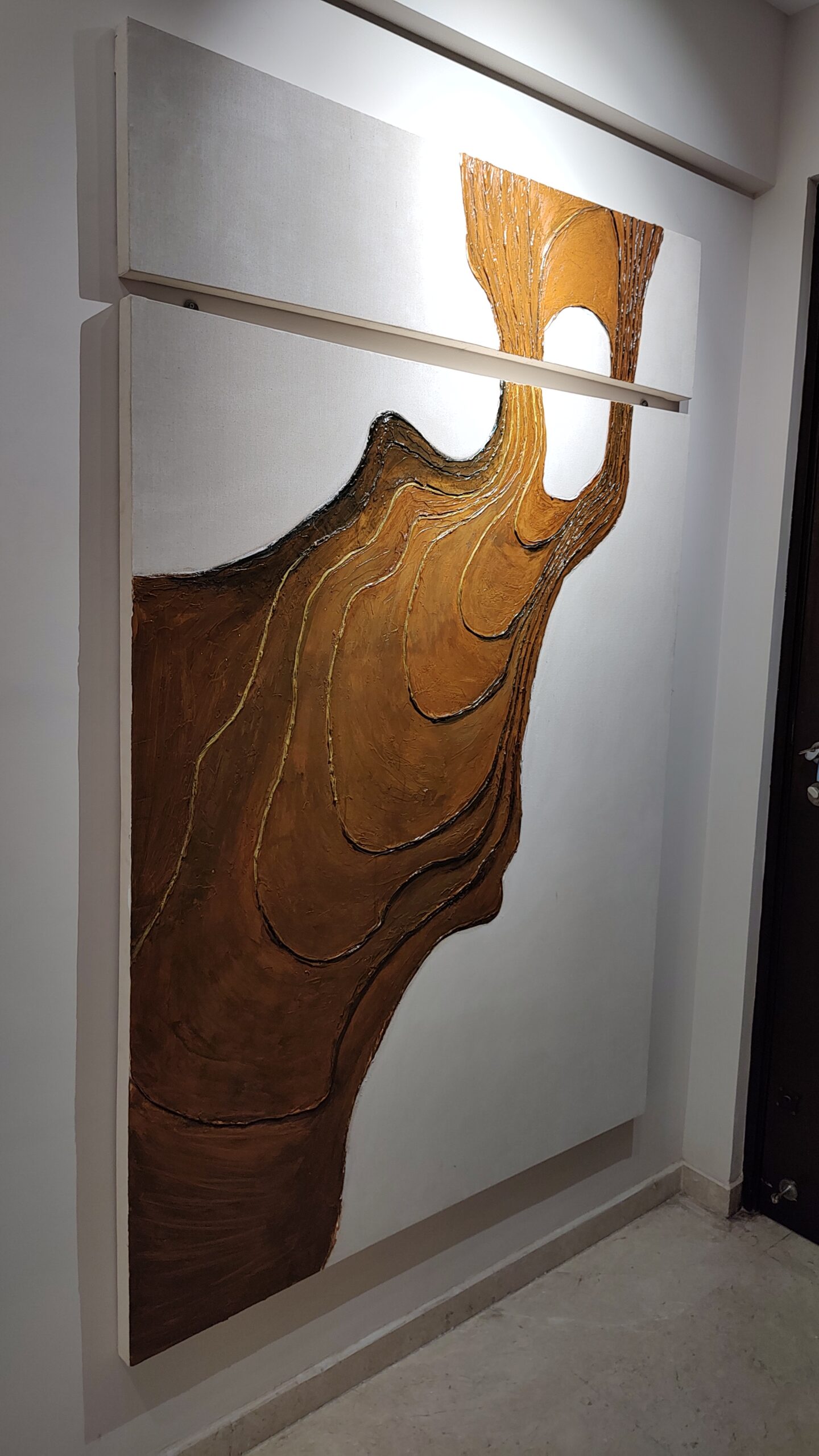 Modern apartment living room interior with cohesive design and premium finishes